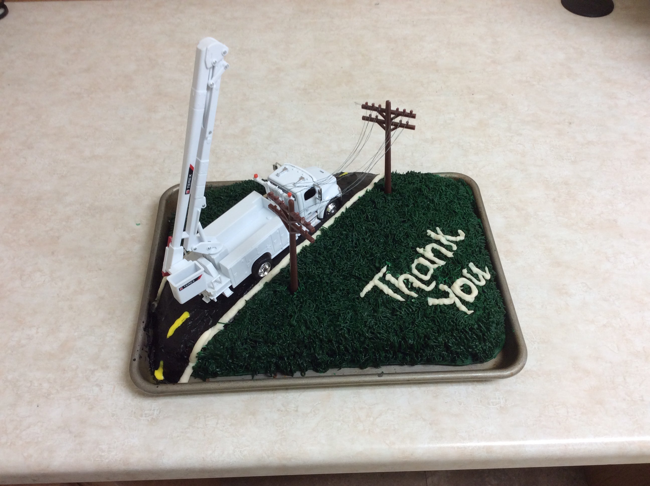 Lineman Appreciation Cake