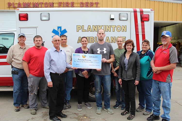 Plankinton Ambulance Receives Operation Round-Up Grant