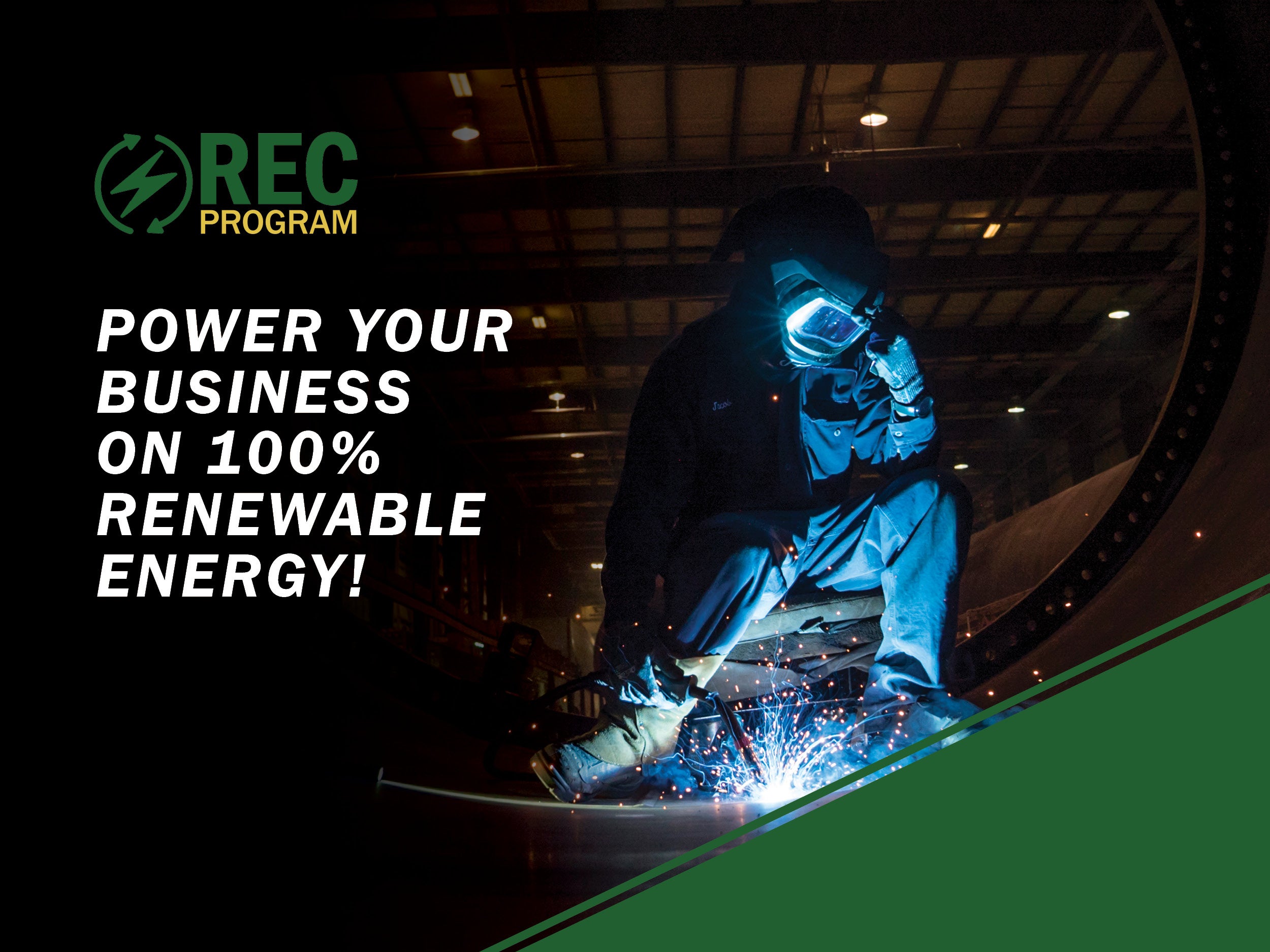 Power your Business on 100% renewable