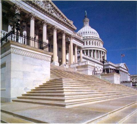 US capitol steps