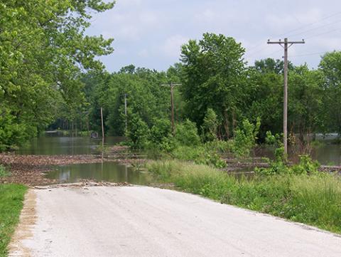 Flooded Road - SafeElectricity.org photo